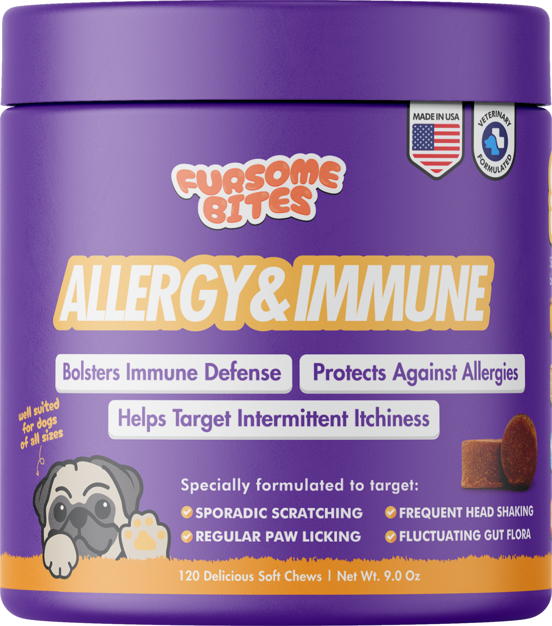 Dog allergy immune bites sale