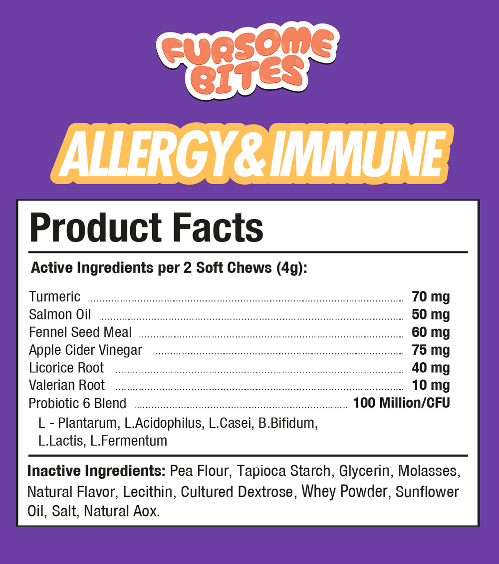 Allergy sales immune bites